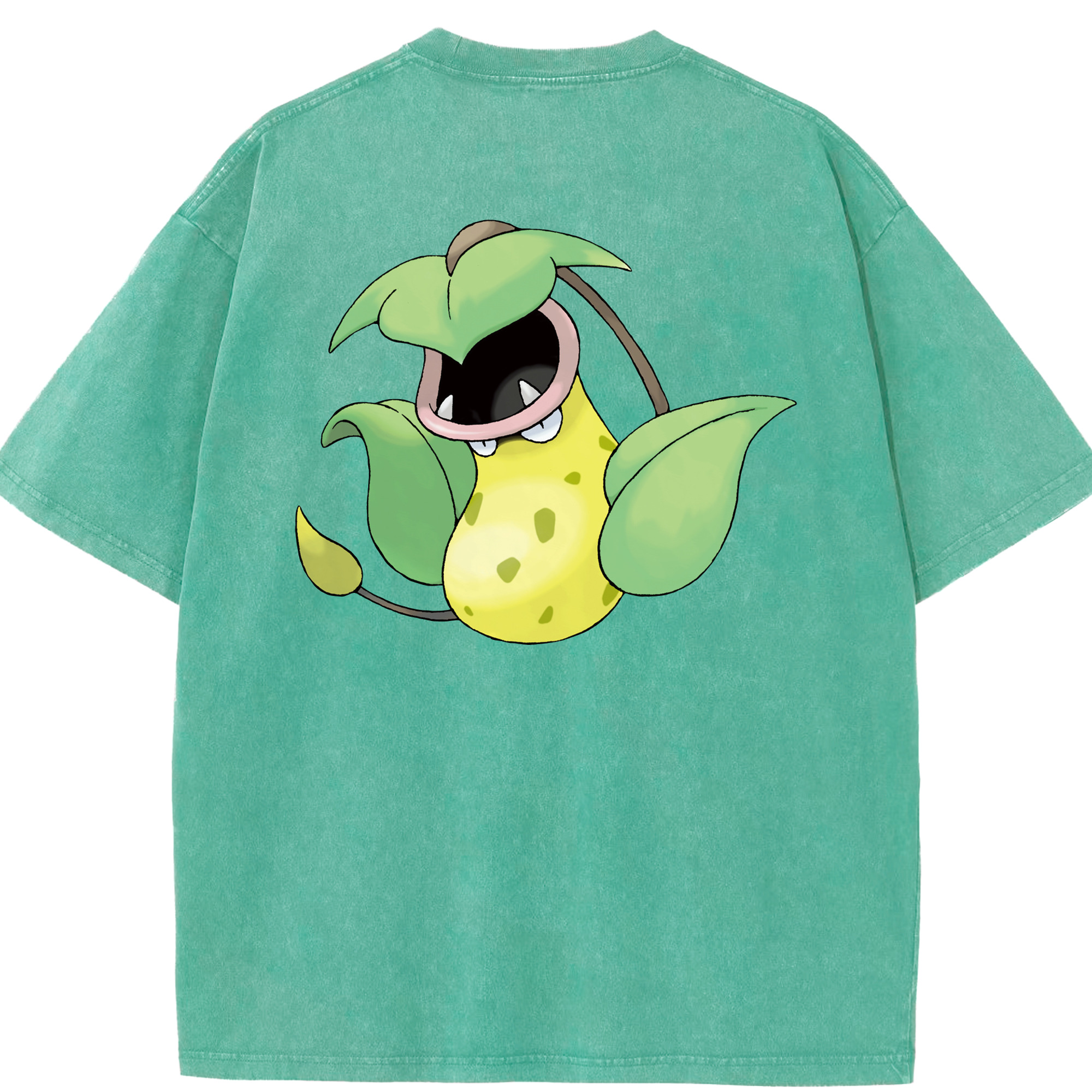 （画像用） ポケットモンスター Pokémon 綿100% ヴィンテージ風 半袖Tシャツ（背面プリント）